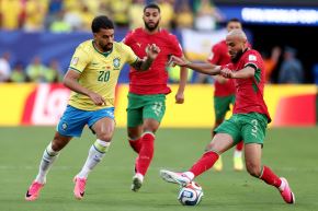 Brasil vs. Marruecos en el Mundial 2026. Foto: AFP.