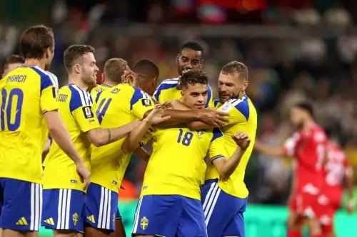 Mundial 2026: Suecia goleó 5-1 a Túnez por el Grupo F