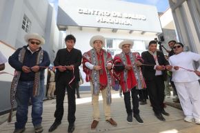  Ministro de Salud destacó que la nueva infraestructura fortalece el acceso a servicios de última tecnología en zonas altoandinas con una inversión de s/ 49 millones.