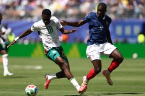 Francia vs. Senegal en el Mundial 2026. Foto: AFP.