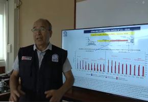 El vocero del Enfen, Luis Vásquez, confirmó que el fenómeno de El Niño costero podría pasar de la fase moderada a una fuerte en el periodo junio - agosto de este año. ANDINA/Difusión