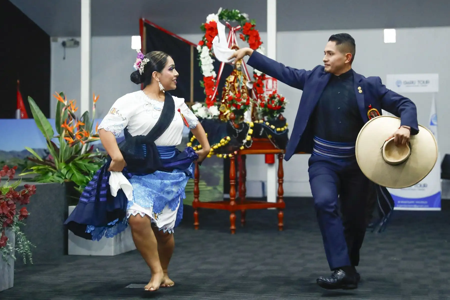Desde la sede de Promperú en San Isidro se realizó la presentación oficial de la Festividad de San Pedrito y la Ruta Turística de San Pedrito, en el marco de celebrarse la Semana Cívica de Chimbote del 19 al 30 de junio de 2026. Durante la presentación se apreciaron diversas manifestaciones culturales y folclóricas del arte y la religiosidad chimbotana. Foto: ANDINA/Daniel Bracamonte