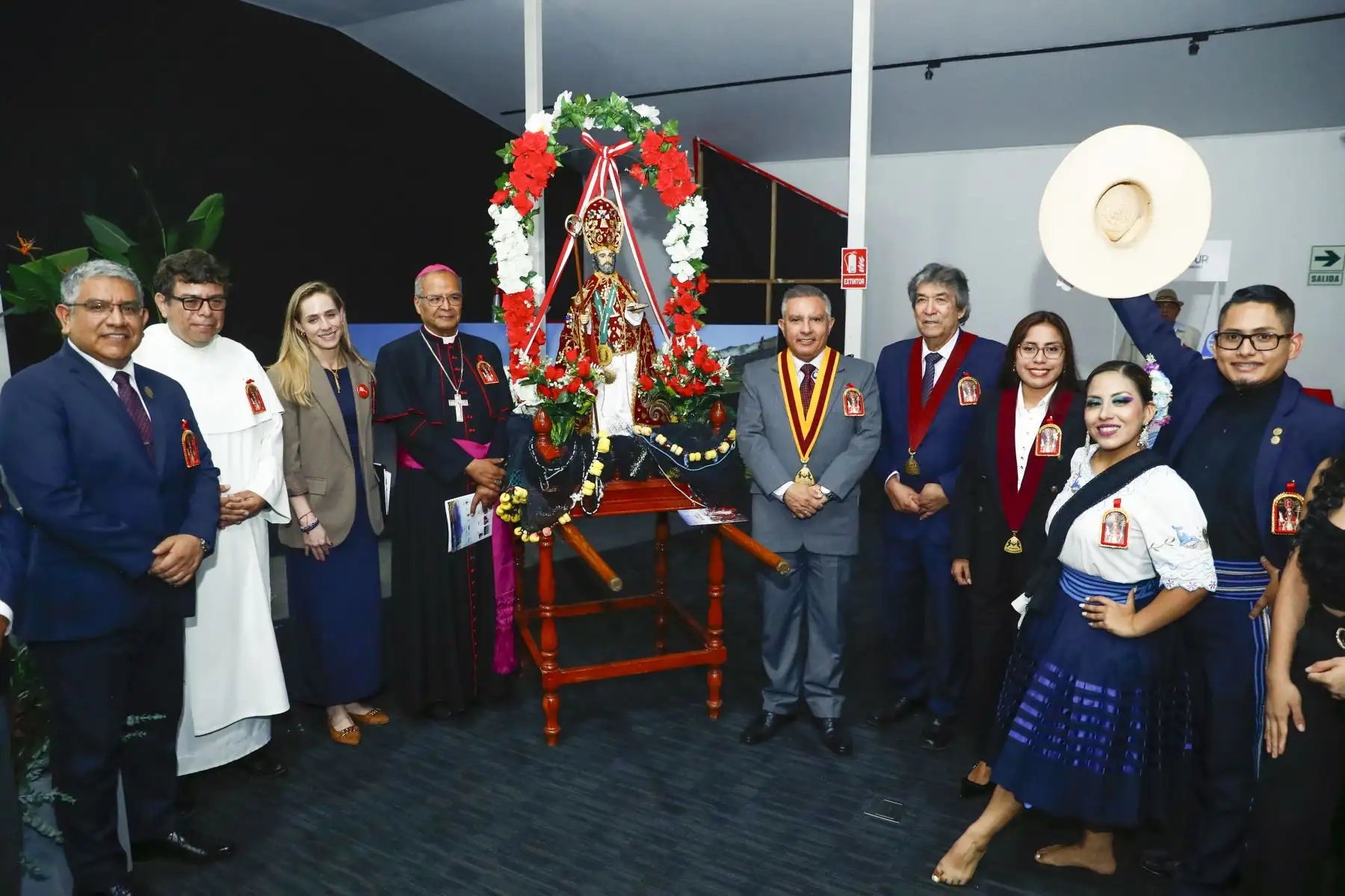 Desde la sede de Promperú en San Isidro se realizó la presentación oficial de la Festividad de San Pedrito y la Ruta Turística de San Pedrito, en el marco de celebrarse la Semana Cívica de Chimbote del 19 al 30 de junio de 2026. Durante la presentación se apreciaron diversas manifestaciones culturales y folclóricas del arte y la religiosidad chimbotana. Foto: ANDINA/Daniel Bracamonte