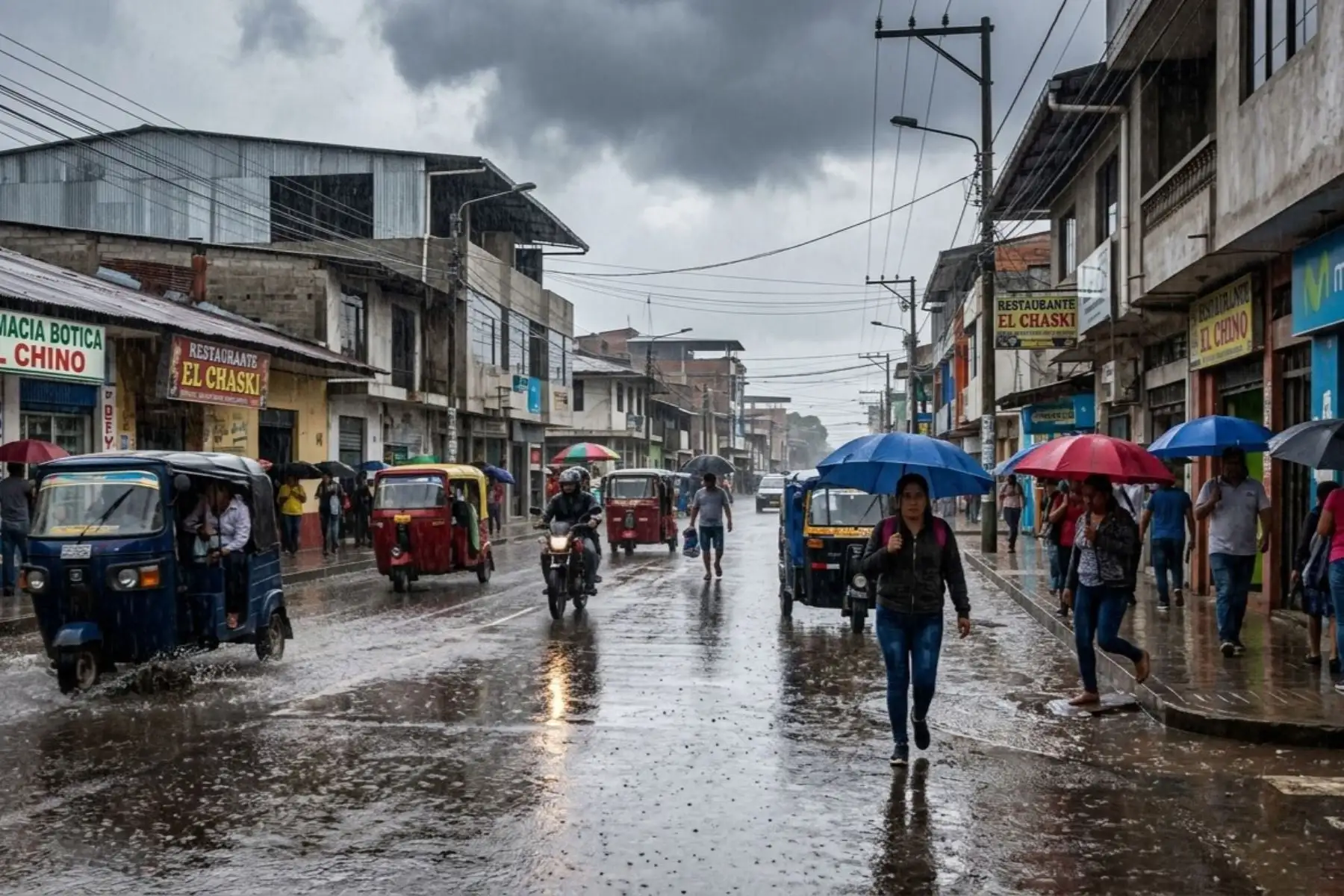 Sexto friaje del año empieza hoy en la selva con lluvias intensas y vientos de 50 km/h