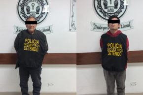 Miembros de la banda capturados en flagrancia son investigados por la presunta comisión del delito contra la seguridad pública. Foto: MININTER/Difusión