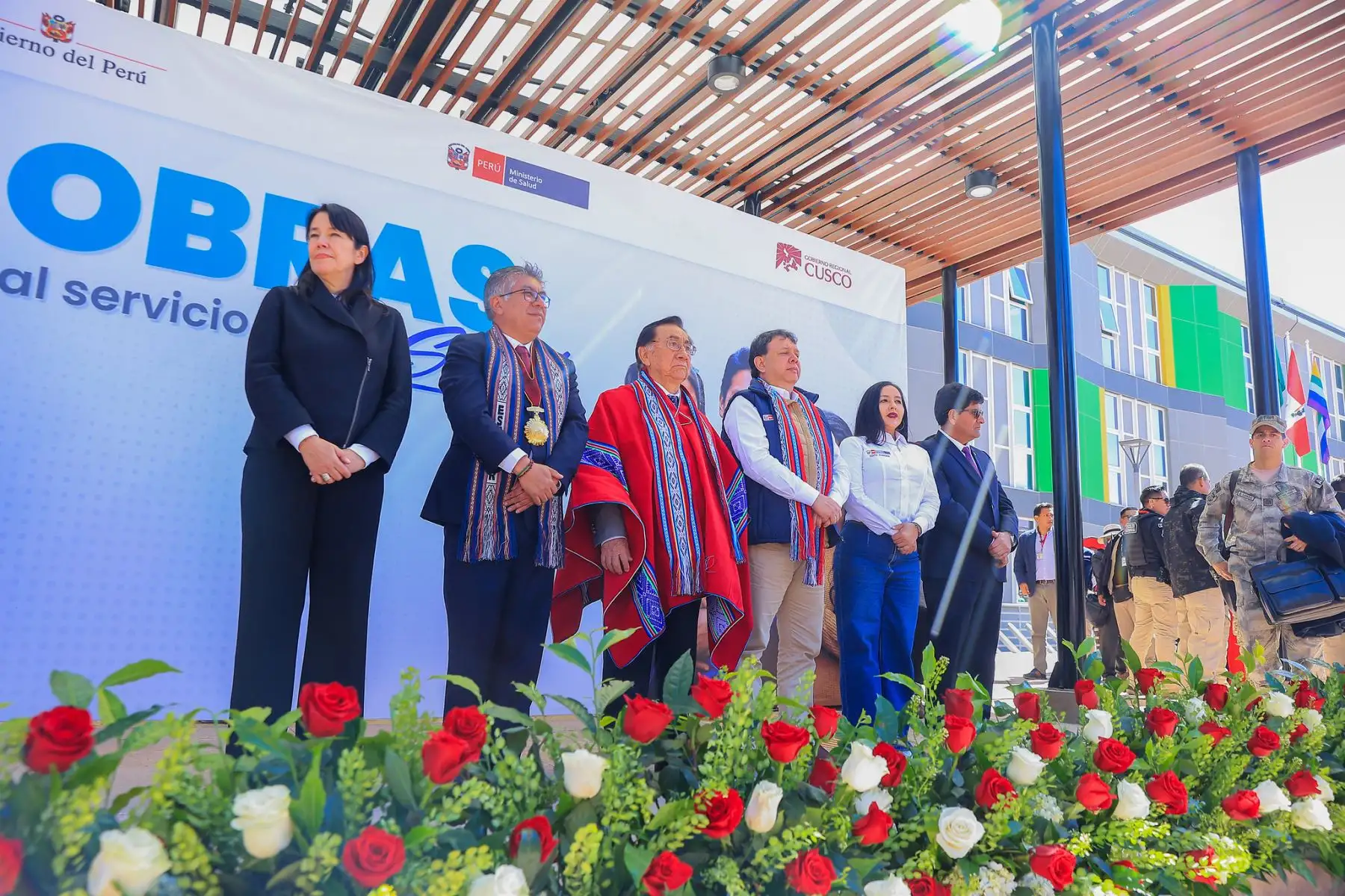 Durante su visita oficial a la región Cusco, el presidente de la República, José María Balcázar, inspecciona las modernas instalaciones del Hospital Antonio Lorena el sábado 20 de junio de 2026, acompañado de autoridades cuzqueñas. Foto: ANDINA/Presidencia