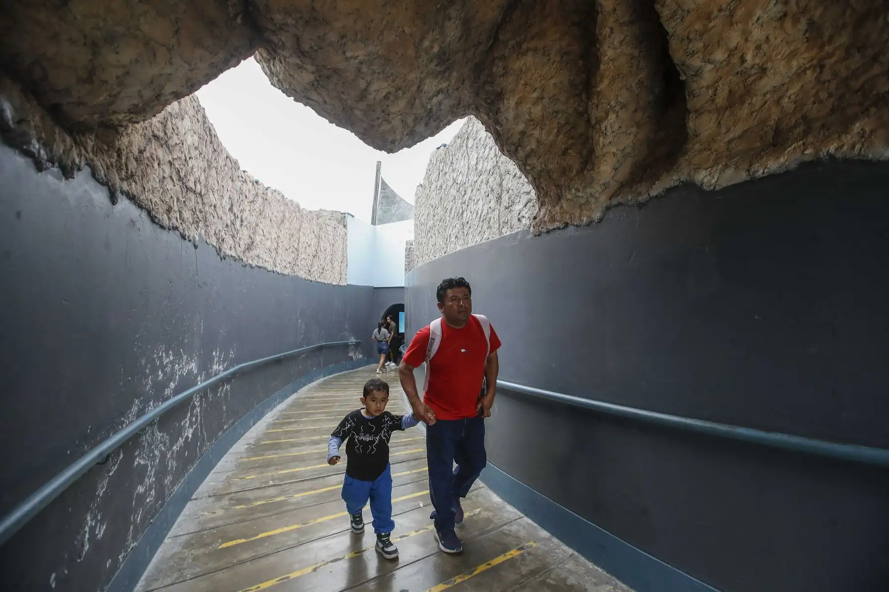 Familias limeñas celebran el Día del Padre en el Parque de las Leyendas en el distrito de San Miguel. Foto: ANDINA/Eddy Ramos