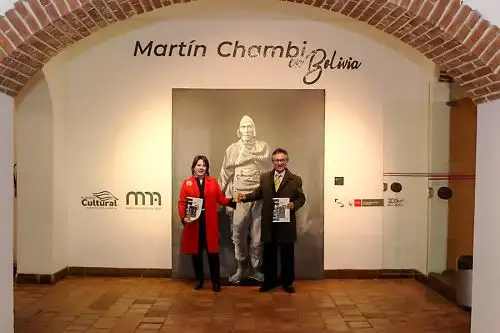 Exposición es posible gracias a la alianza entre el Museo Nacional de Arte de Bolivia, la embajada del Perú en Bolivia y la Asociación Martín Chambi.
