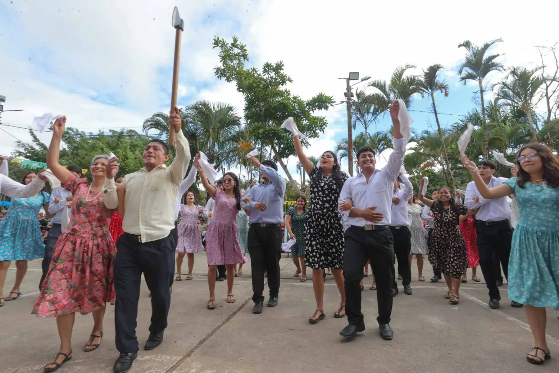 Declarada Patrimonio Cultural de la Nación en 2018, la Pandilla Moyobambina constituye una de las expresiones artísticas más representativas de San Martín y un símbolo de identidad que se transmite de generación en generación. Foto: ANDINA/ Carlos Américo Lezama Villantoy
