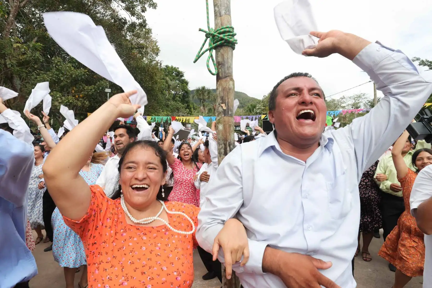 Declarada Patrimonio Cultural de la Nación en 2018, la Pandilla Moyobambina constituye una de las expresiones artísticas más representativas de San Martín y un símbolo de identidad que se transmite de generación en generación. Foto: ANDINA/ Carlos Américo Lezama Villantoy
