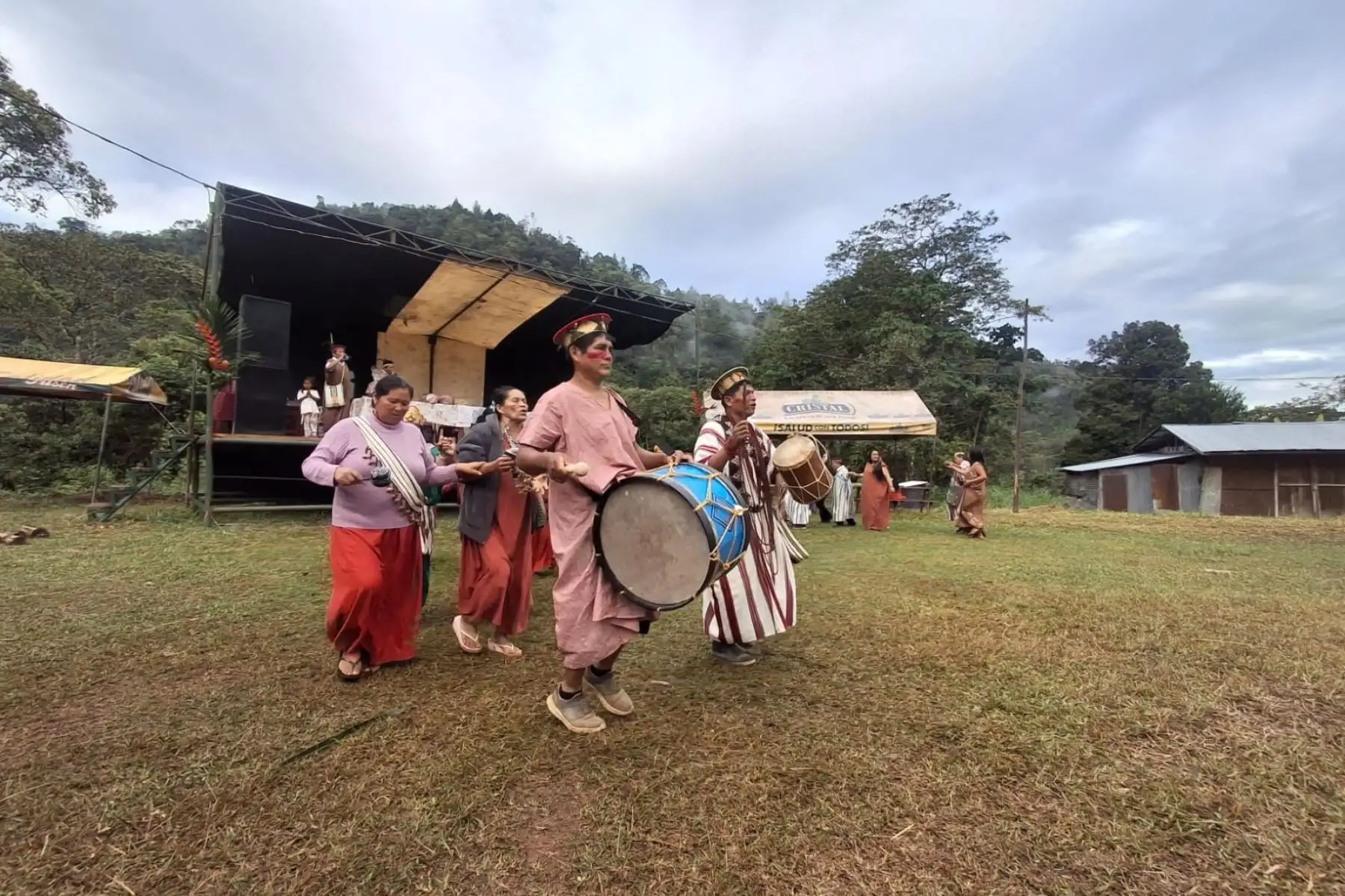 Pasco: los yáneshas celebran su identidad con gastronomía, música y tradiciones