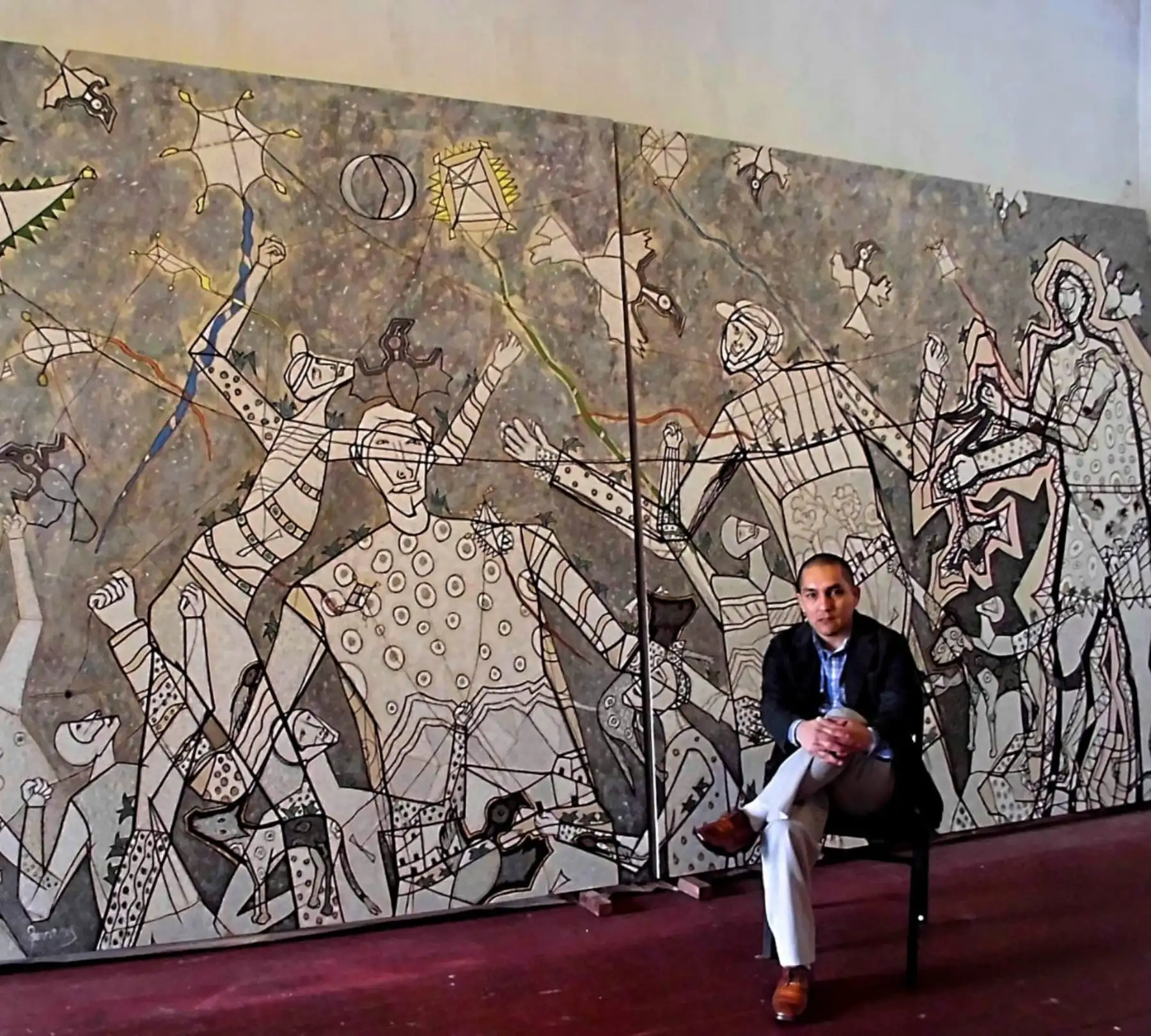Ricardo Terrores inaugura exposición sobre conectividad espiritual en Lima