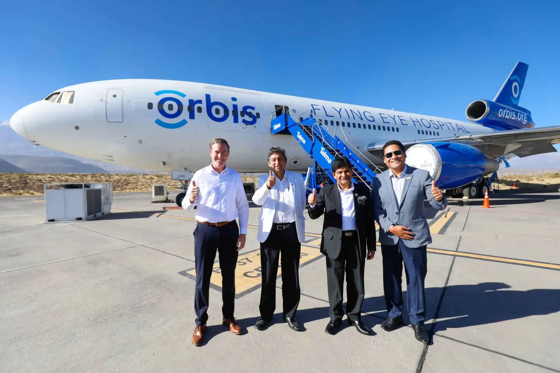 Arequipa recibirá nuevamente el avión hospital oftalmológico más moderno del mundo