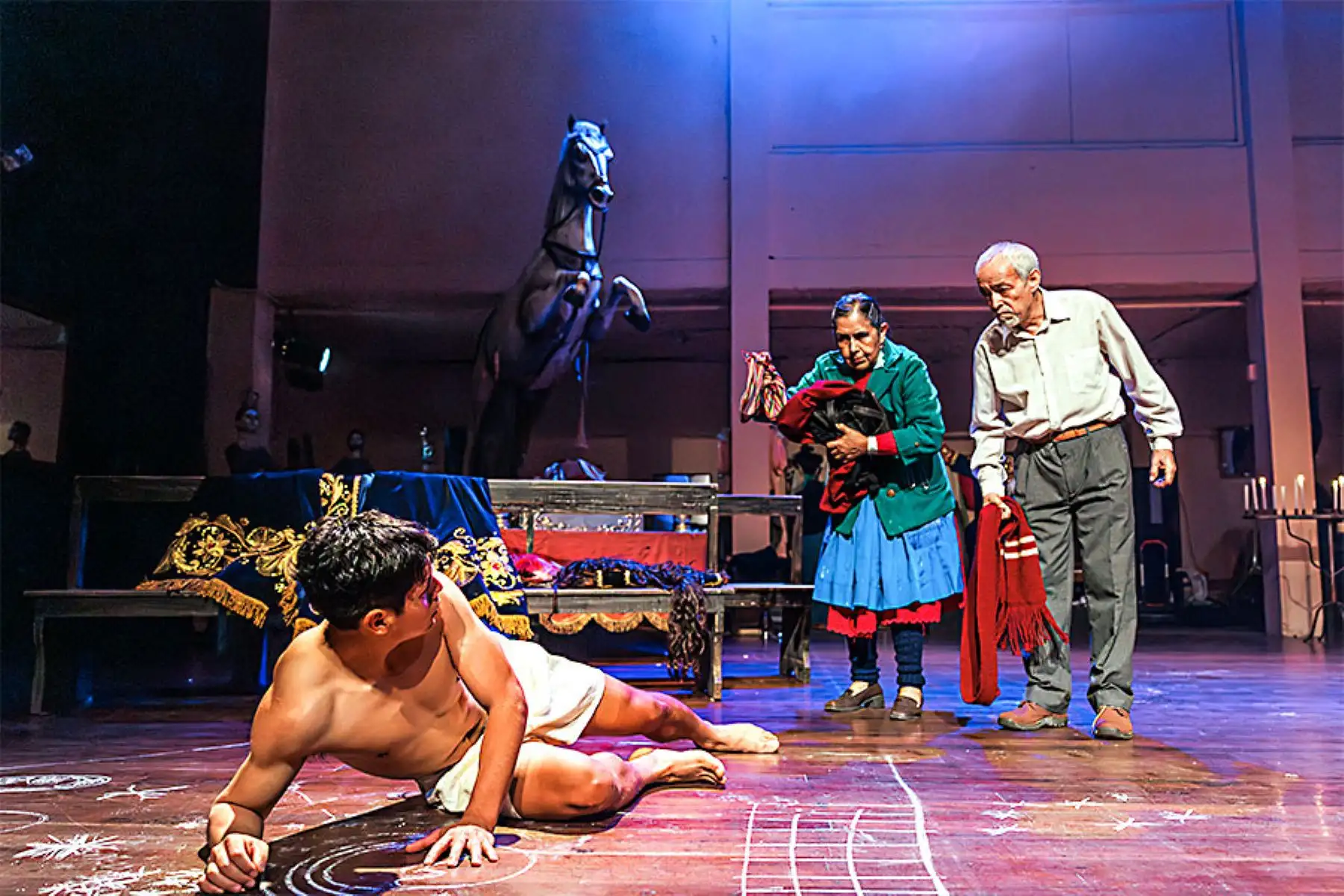 Yuyachkani celebra 55 años con el reestreno de 'Santiago' en el Gran Teatro Nacional