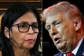 La presidenta encargada de Venezuela, Delcy Rodríguez, agradeció el gesto de amistad y cooperación del mandatario de EE. UU., Donald Trump. Foto: AFP