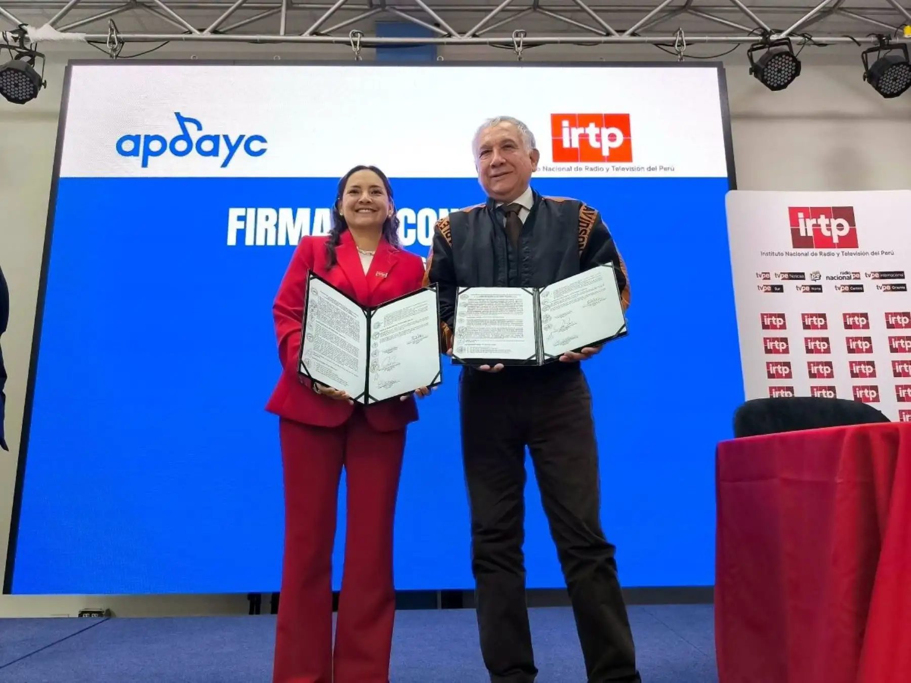 IRTP y Apdayc firman acuerdo para promover la música peruana