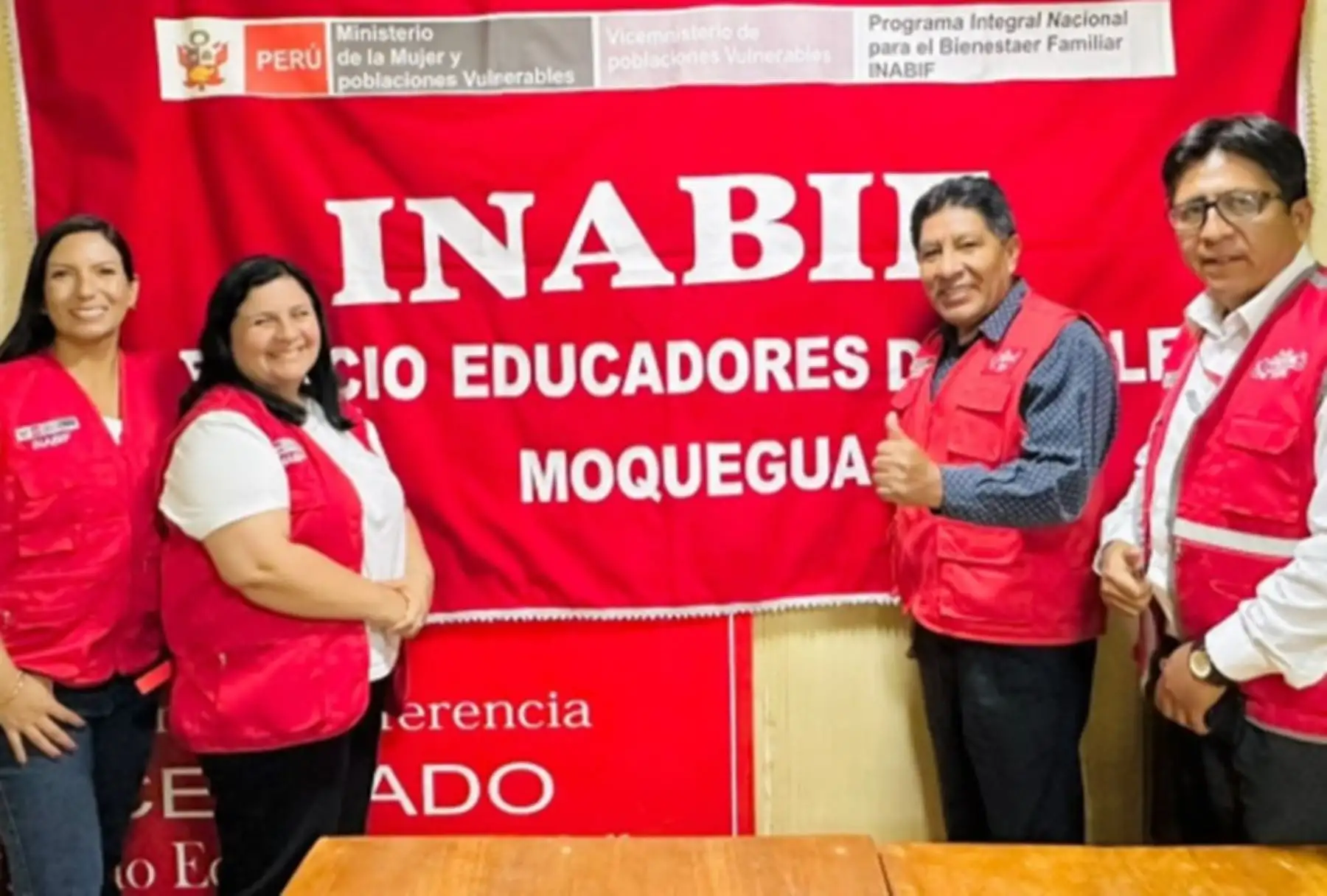 Inabif refuerza protección de menores vulnerables en Moquegua