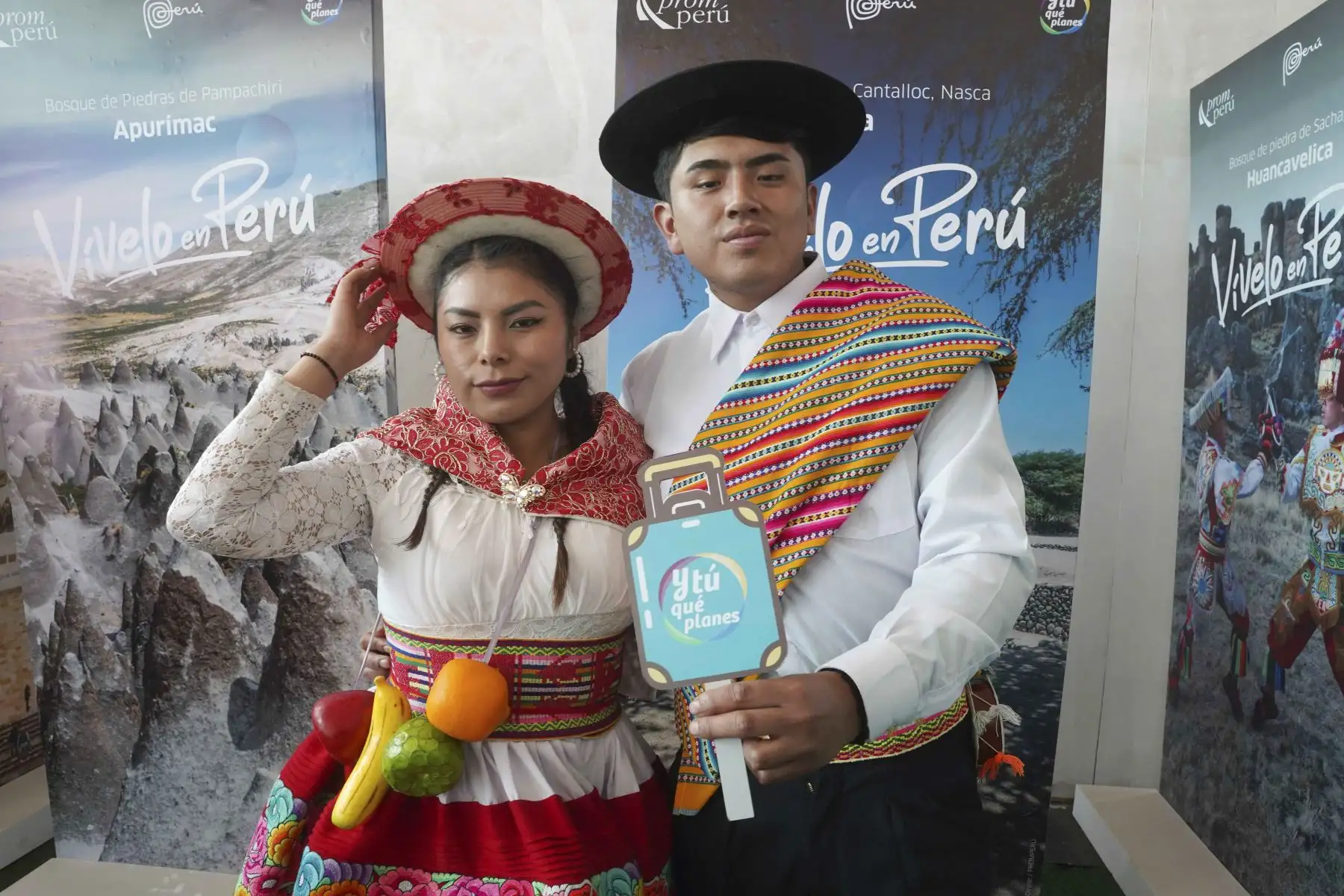 "Y tú qué planes", plataforma oficial de promoción de turismo interno desarrollada por PROMPERÚ también participa de la Expo Perú Los Andes para incentivar a los peruanos a viajar por el país. Foto: ANDINA/Genry Bautista