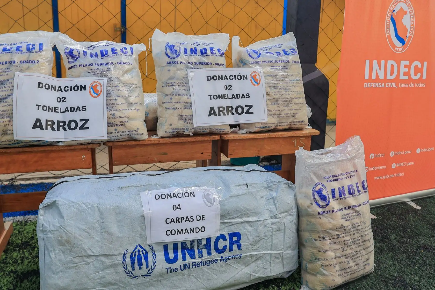 Chota recibe ayuda humanitaria del Gobierno para familias damnificadas