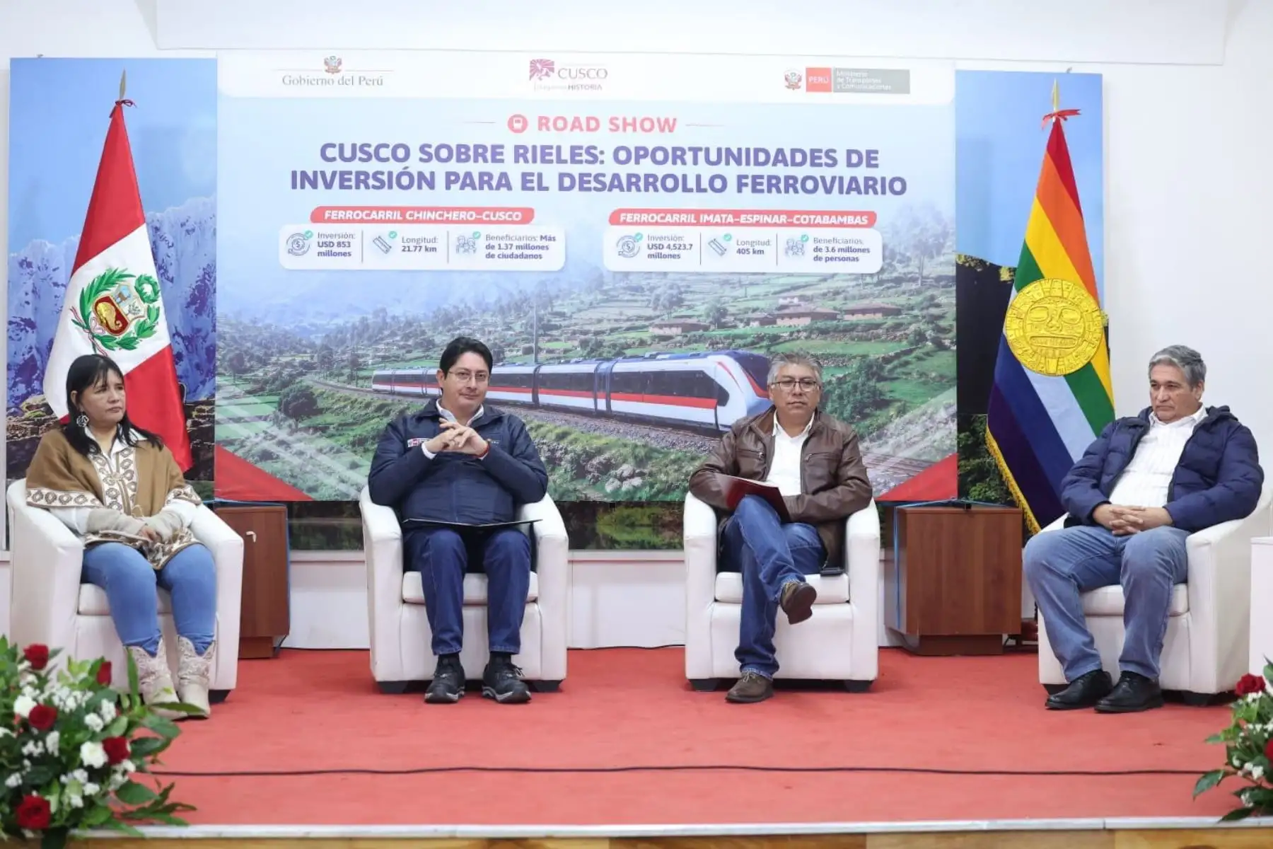 Perú invertirá USD 5,376 millones en dos megaproyectos ferroviarios en el sur