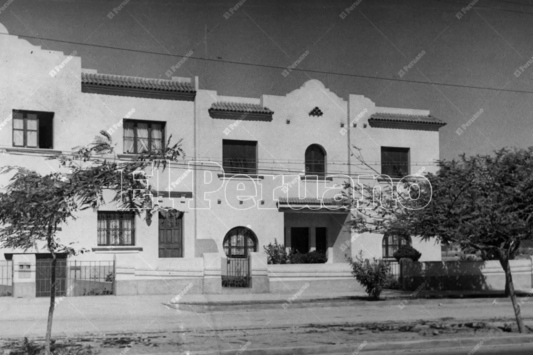 Lima - 1947 / Residencia tradicional en el distrito de Magdalena del Mar.  Foto: Archivo Histórico de El Peruano
