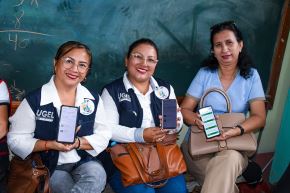 Esta innovadora herramienta digital fue presentada en la I. E. N.° 60094 Zungarococha, ubicada en la provincia de Maynas, región Loreto. Foto: Minedu