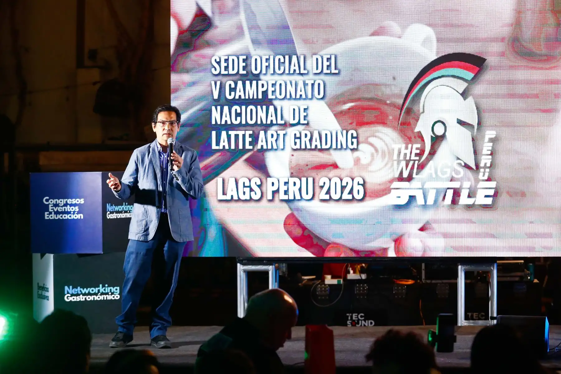 En conferencia de prensa se realizó la presentación oficial de la Gastromaq 2026, la Feria Feria Internacional de Maquinarias, Tecnología y Servicios para la Industria Gastronómica, Hotelera y Afines, que se realizará del 8 al 11 de julio en la Villa Complejo Ferial de Chorrillos. Hubo degustación de diversos productos culinarios y bebidas. Foto: ANDINA/Daniel Bracamonte