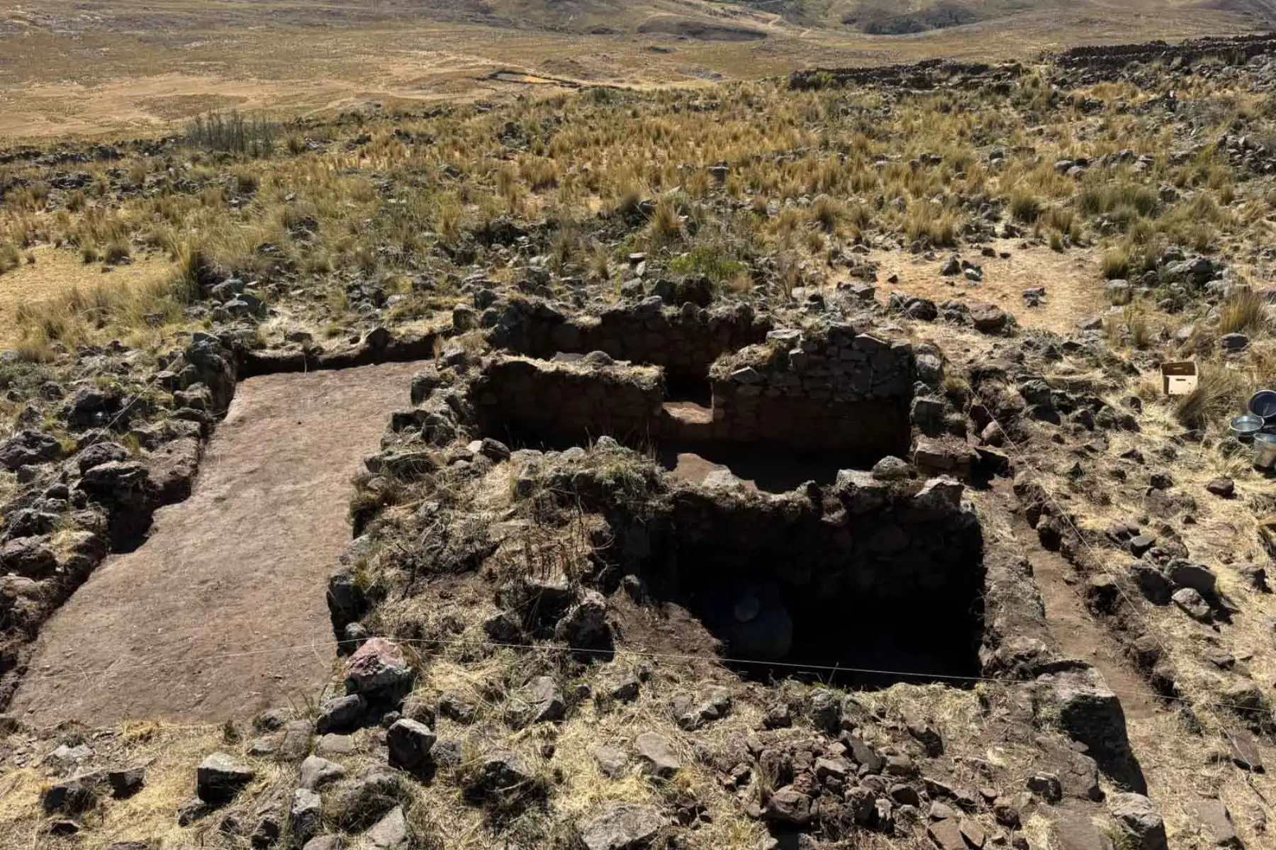 Los espacios arquitectónicos muestran un comportamiento complejo de la cultura Huaylas, que se desarrolló en el periodo Intermedio Tardío, aproximadamente desde el año 1200 d. C. Foto: ANDINA/Ilder Cruz.