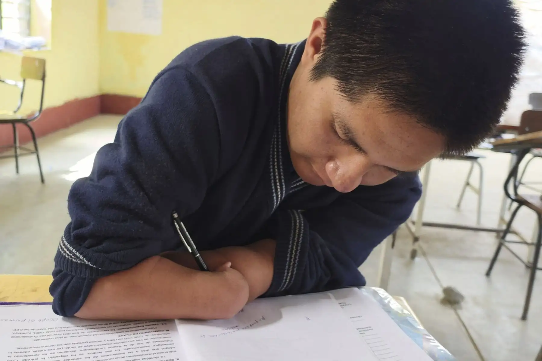 Dalmacio: el estudiante lambayecano que aspira a ser médico sin manos ni piernas