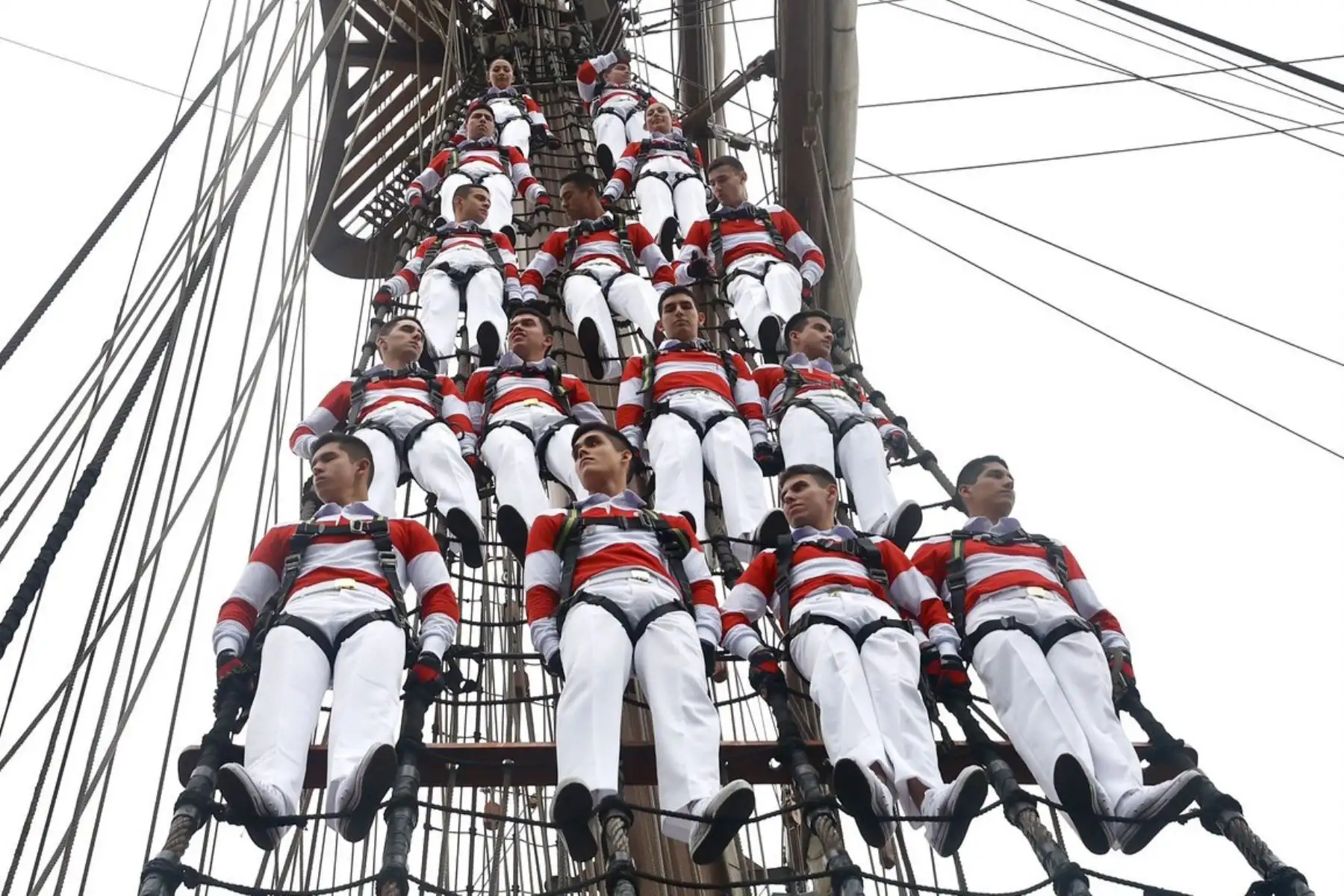 El Buque Armada Peruana B.A.P. “Unión”, de la Marina de Guerra del Perú, arribó a la ciudad de Nueva York, en Estados Unidos, para participar en el “Sail 250”, uno de los encuentros náuticos más importantes del mundo, que reúne a los principales buques escuela y grandes veleros de 20 naciones. Foto: Mindef
