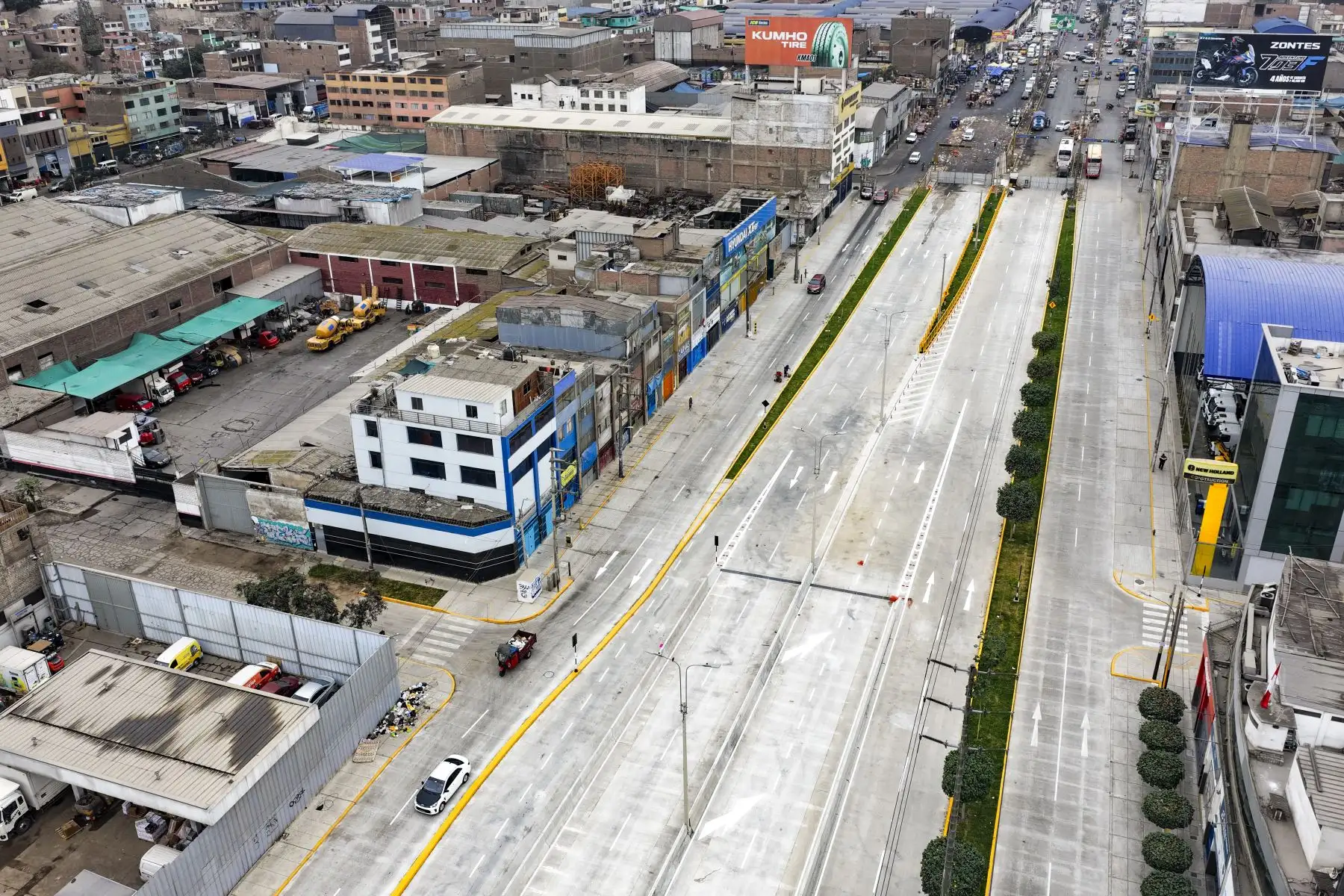 Así luce actualmente la nueva Vía Rápida Nicolás Arriola, obra de la Municipalidad Metropolitana de Lima que unirá los distritos de San Luis y La Victoria, y que esta próxima a inaugurarse entre los meses de julio y agosto de 2026. Foto: ANDINA/Daniel Bracamonte