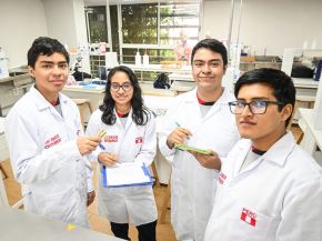 Los representantes peruanos son Matías Edgardo Ramos Rebatta, Alfred Alexander Marín Bazán, Carlos Guillén Condori y Ángeles Juleysi Ramírez Cabrera, Foto: Difusión