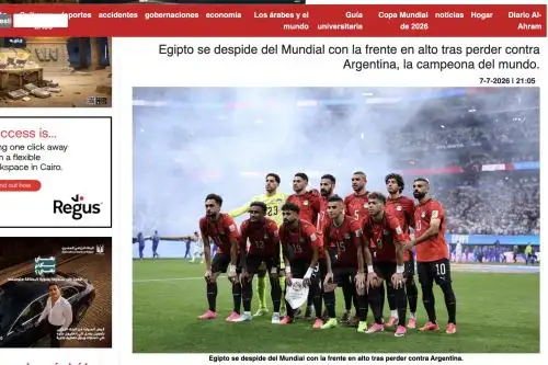 Prensa egipcia destaca entrega de su selección pese a derrota ante Argentina