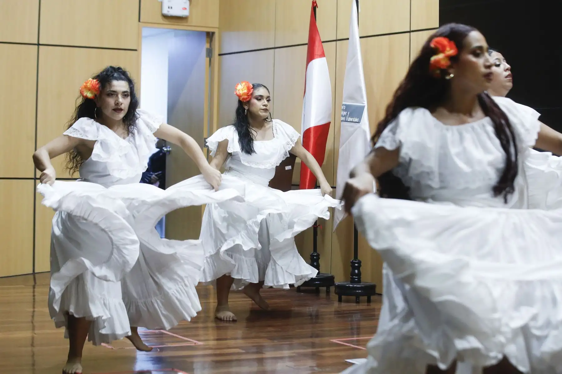 El Ministerio de la Mujer y Poblaciones Vulnerables realiza el acto de reconocimiento a las diversas defensoras y difusoras de las tradiciones afroperuanas: Carmen Ramírez Rivas, María Ochoa Luján, Rosa Dorival Córdova de Beteta, Sofía Carrillo Zegarra, Natalia Barrera Francis, Rosario Goyoneche Narcizo, Rosa Colchado Medina, María Gallardo Aparcana y Ruth Silva Napurí. El acto será liderado por la titular del MIMP, Edith Pariona Valer.
Foto: ANDINA/ Eddy Ramos