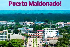 Puerto Maldonado, capital del departamento de Madre de Dios, celebra su 124 aniversario de creación política.