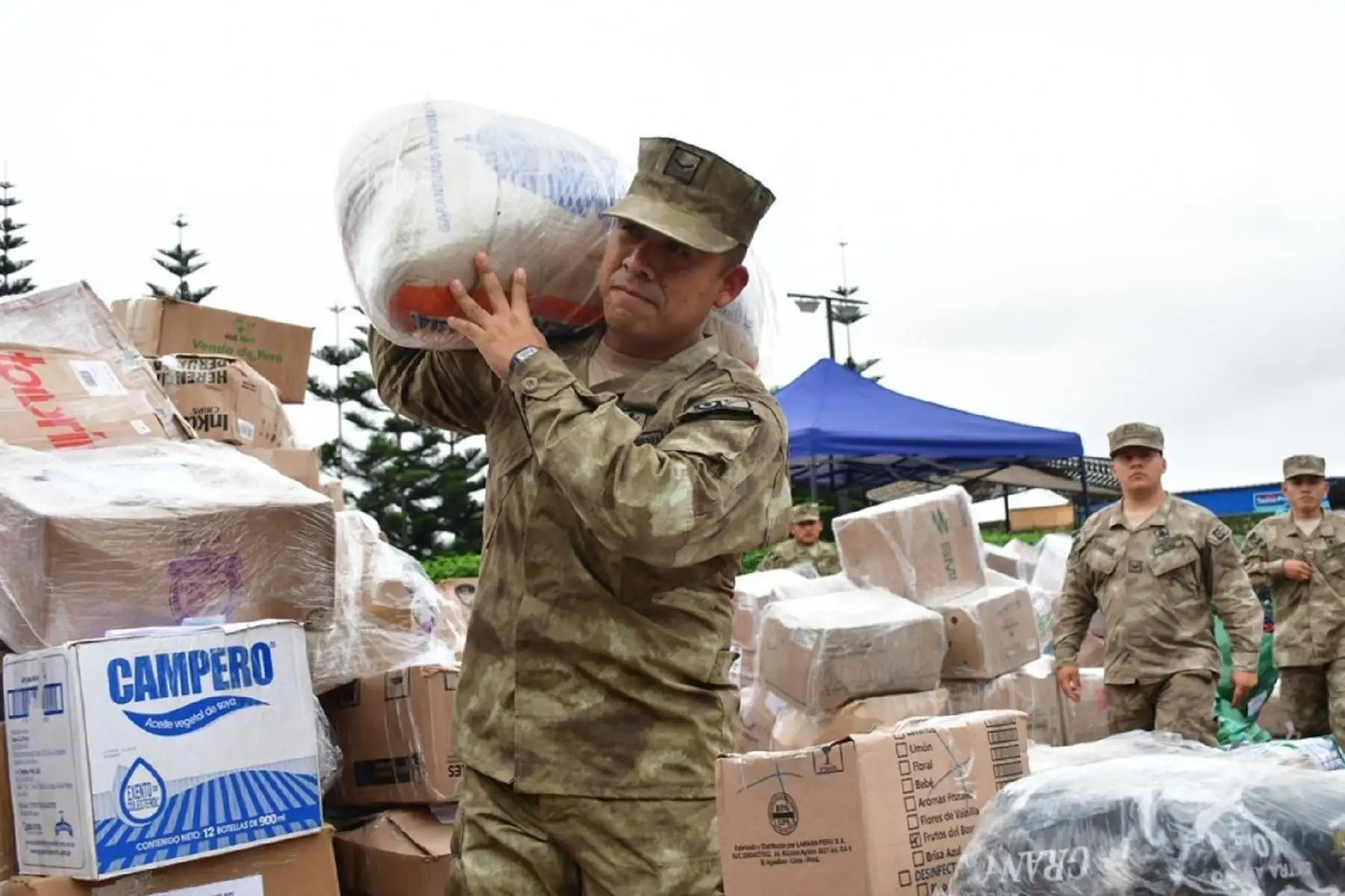 Peru: Navy joins aid campaign for people affected by earthquakes in Venezuela