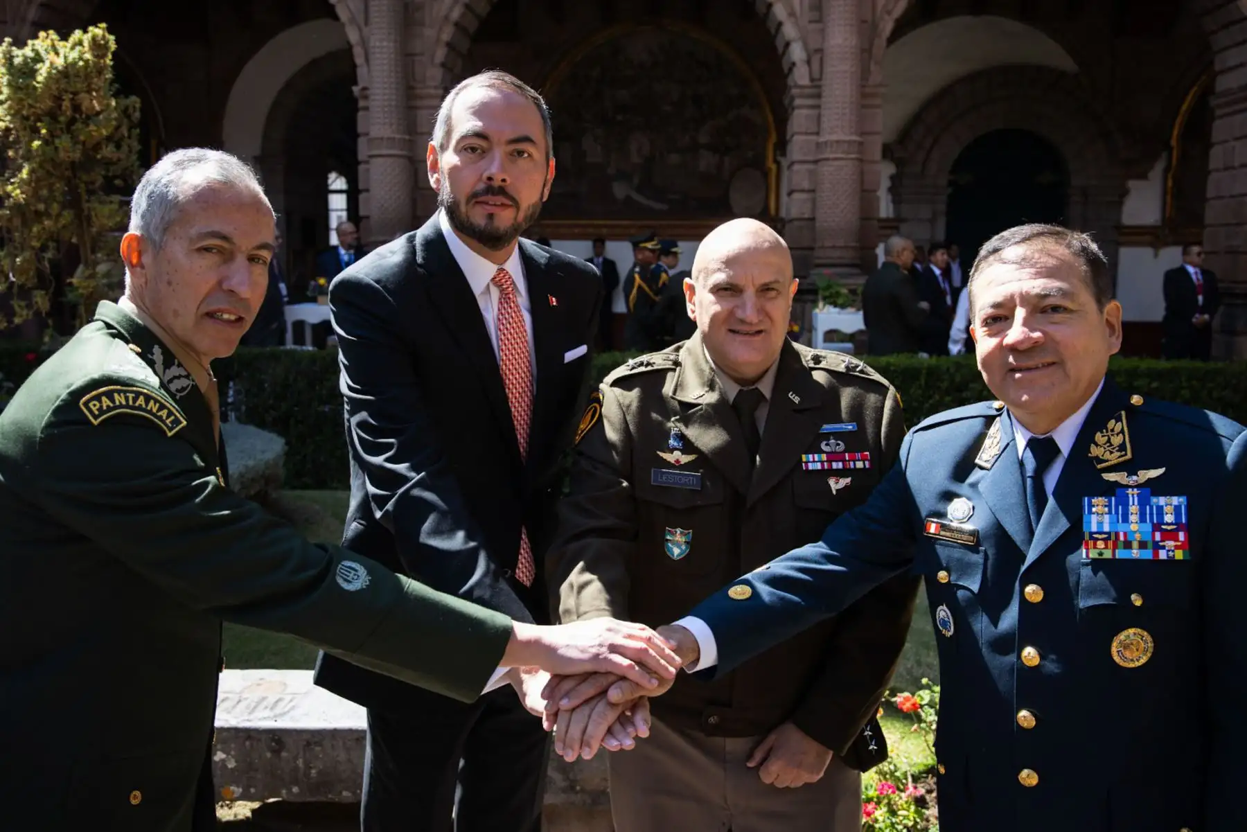 Durante la primera Comisión de Trabajo, denominada “Crimen Transnacional Organizado”, se analizaron los desafíos que enfrentan los Estados frente a las amenazas que trascienden fronteras. Foto: ANDINA/Mindef.
