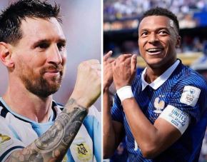 Mbappé y Lionel Messi