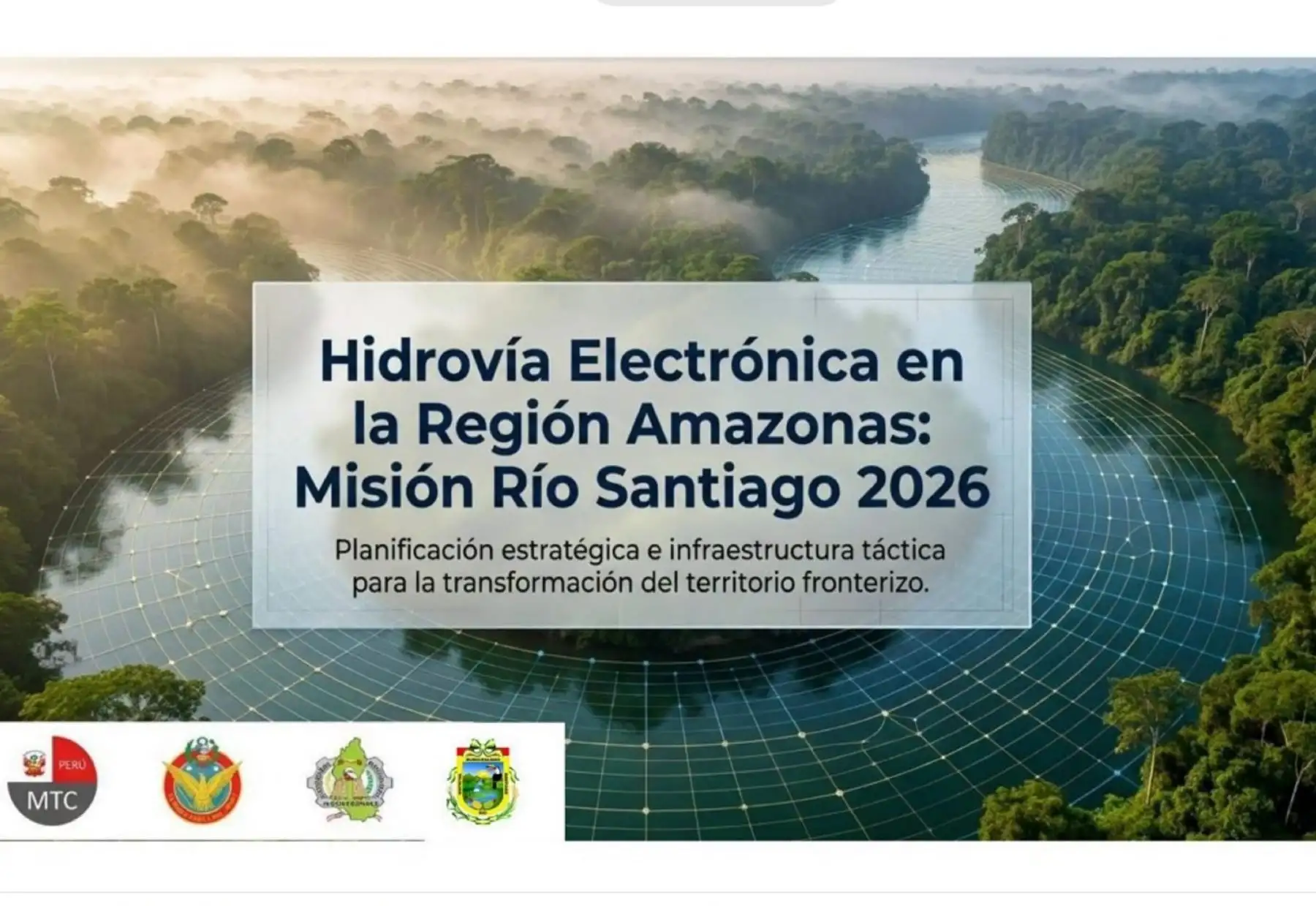 Amazonas: distrito de Río Santiago impulsa proyecto Hidrovía Electrónica en Condorcanqui