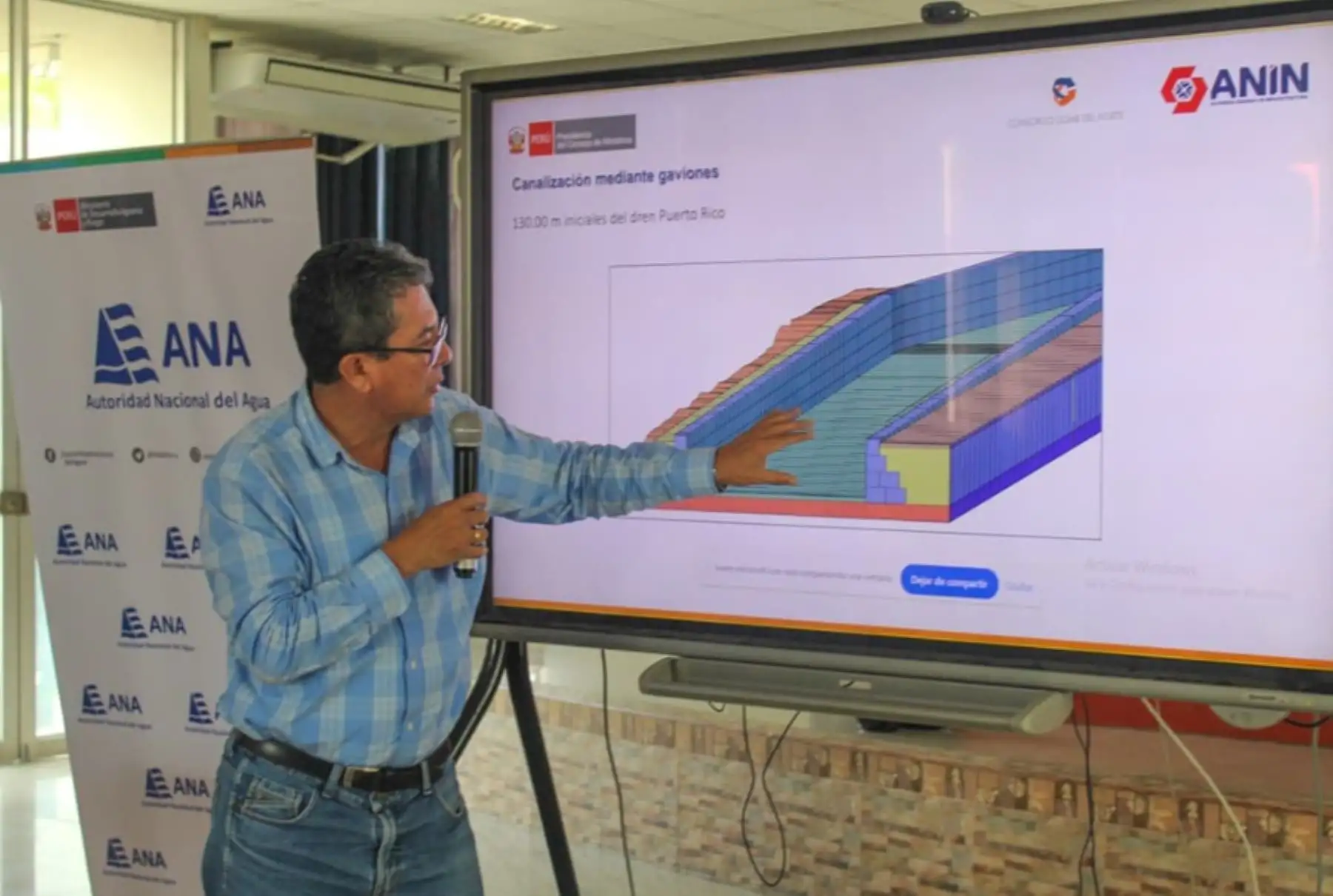 Tumbes: ANIN impulsa acuerdos para futura operación y mantenimiento del drenaje pluvial