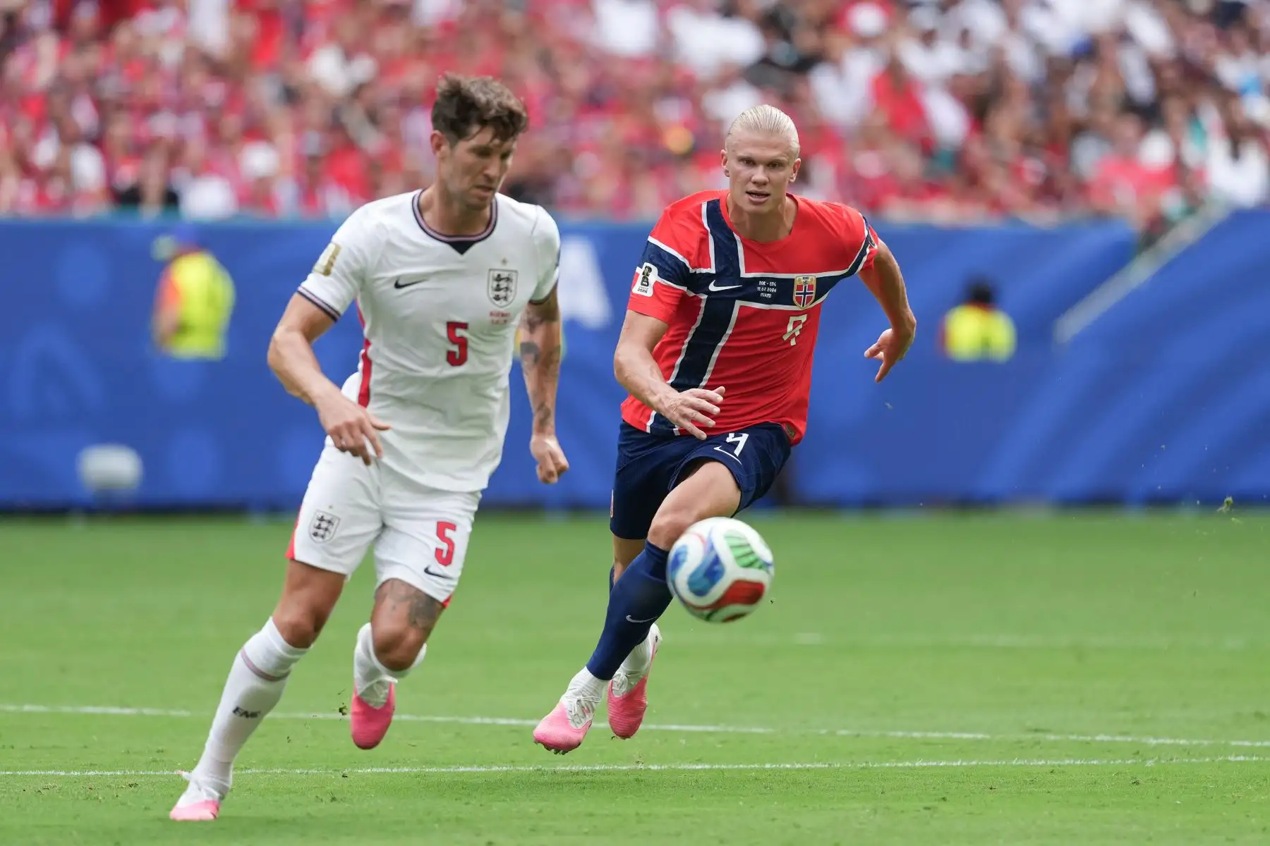 Inglaterra vs. Noruega. EN VIVO: Noruegos e ingleses empatan 1-1 en el Hard Rock Stadium