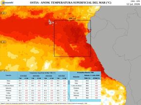 Las mayores anomalías térmicas que se registran en el  mar peruano se registran en el litoral norte, revela el IMARPE. ANDINA/Difusión