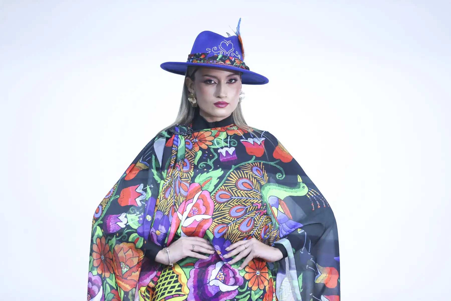 Los diseños presentados en pasarela incorporaron motivos vinculados a la festividad de Santiago y a la tradición artística del departamento de Junín. Foto: ANDINA/Jhonel Rodríguez.