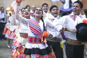 El baile de Santiago Wanka se hizo presente en Lima. Foto: ANDINA/Jhonel Rodríguez Robles