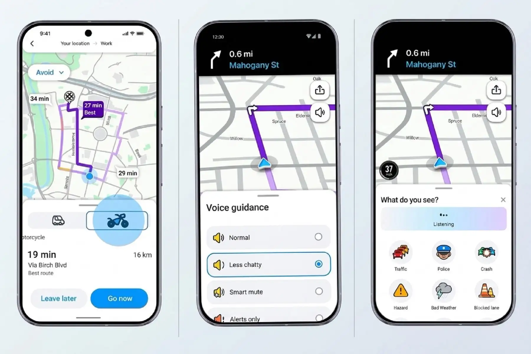 Waze activa modo motocicleta en Perú y presenta funciones con IA