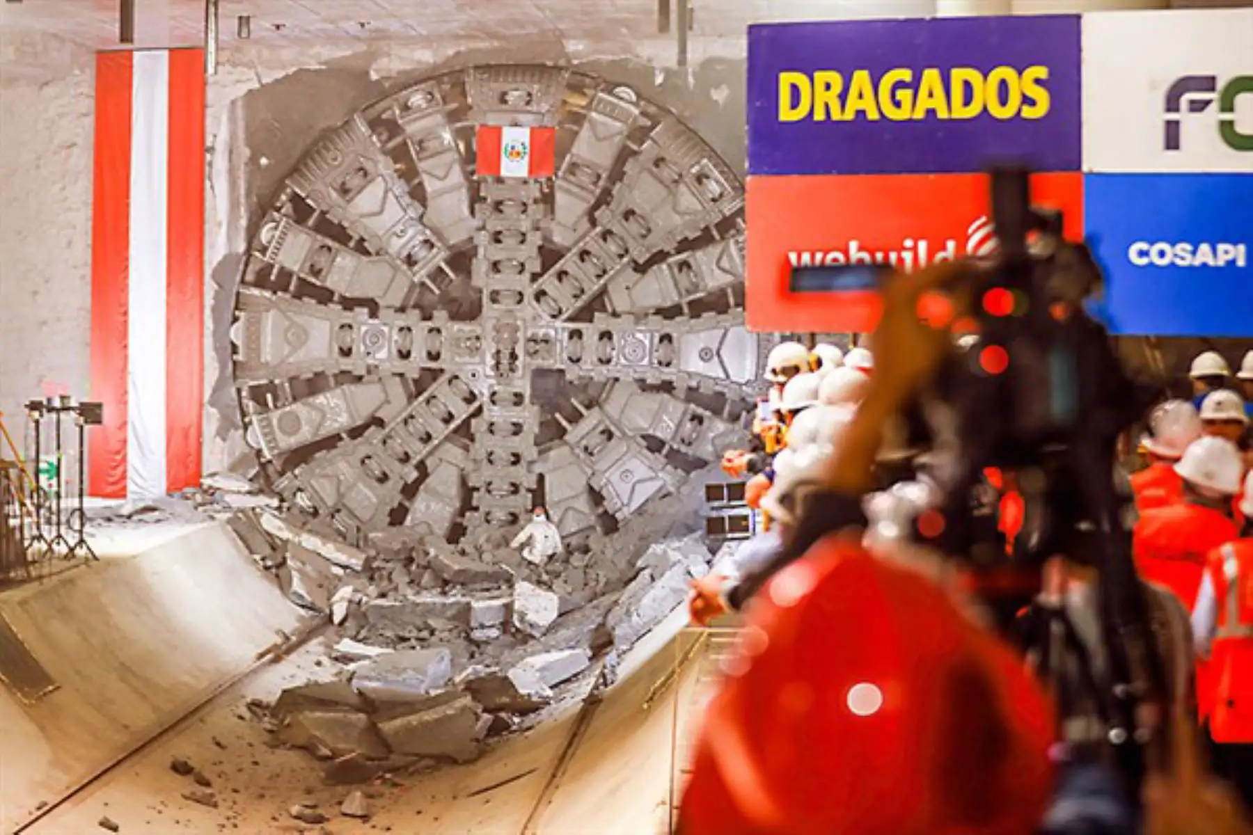 Metro de Lima y Callao marca nuevo hito: tuneladora Micaela cruza el río Rímac
