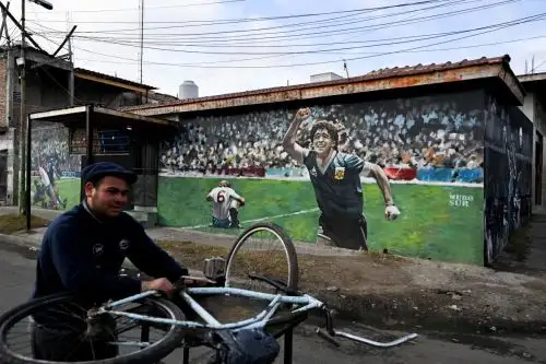 Argentina vs. Inglaterra: murales de Maradona reviven la gesta de México 1986