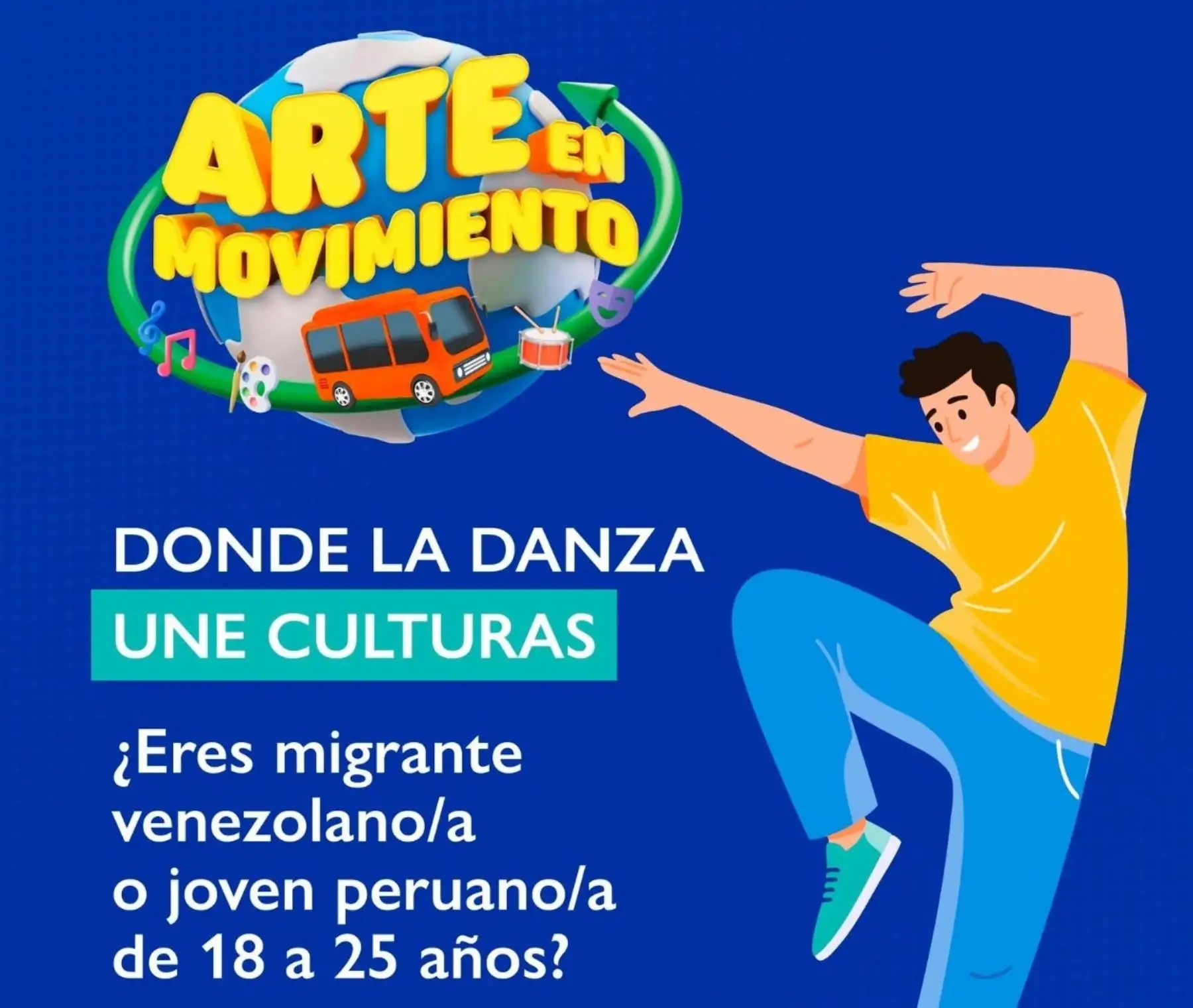 Jóvenes accederán a formación gratuita en danza para promover integración intercultural