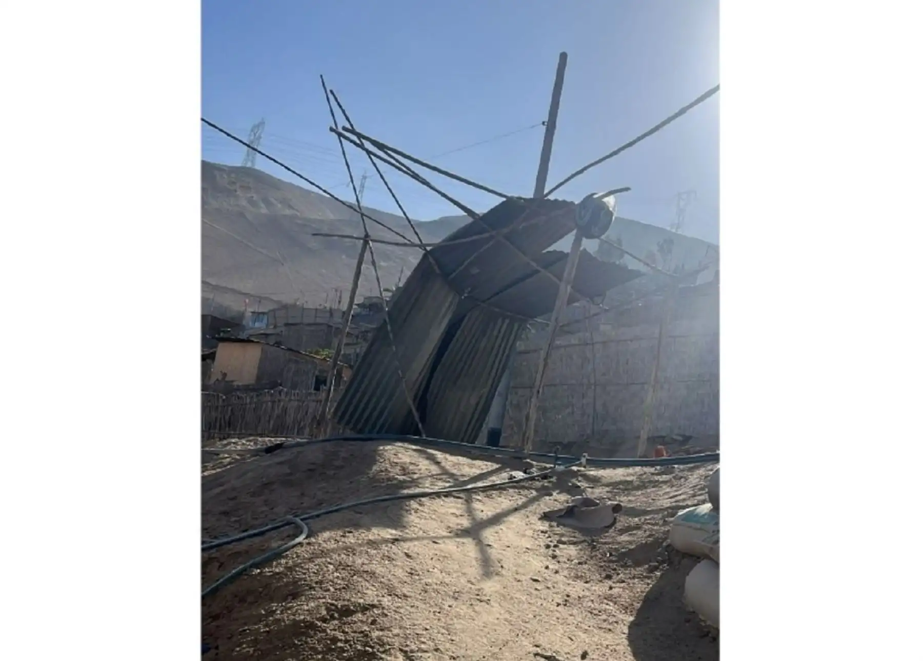 Arequipa: vientos fuertes causan daños en viviendas de 3 distritos de provincia de Camaná