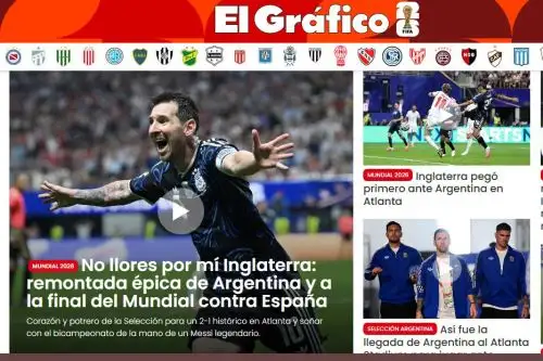 Mundial 2016: la euforia de los diarios argentinos tras la clasificación a la finalalbiceleste a la gran final